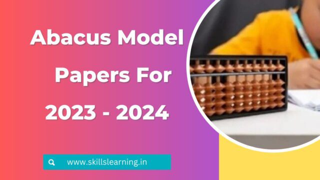 Abacus Model Papers For Level 1