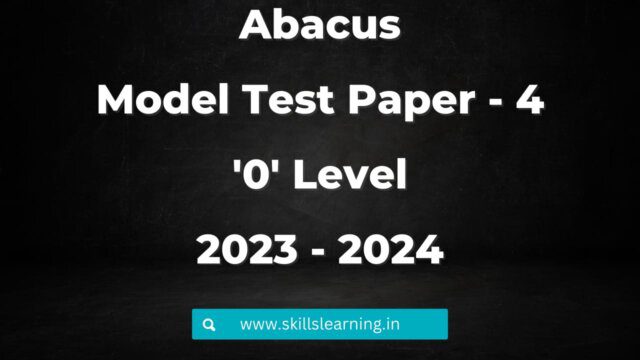 abacus model questions papers
